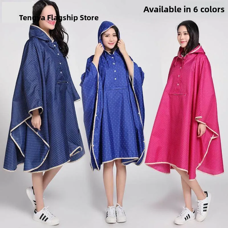 

Женский длинный плащ-дождевик Bapa для путешествий, водонепроницаемый, с капюшоном, для велоспорта и активного отдыха, универсальный размер, дизайн с цветовыми блоками