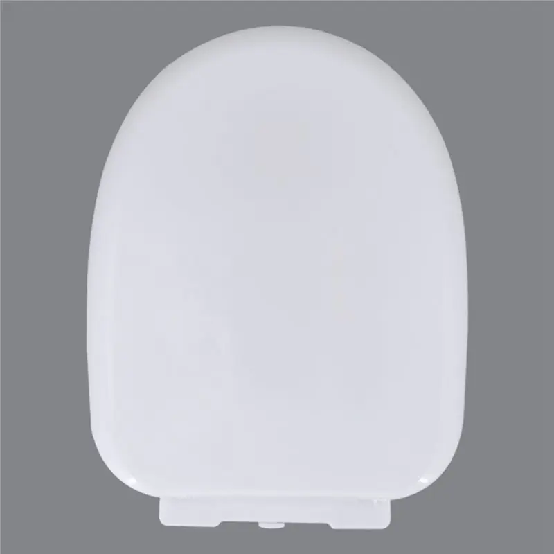 LITE-Polypropylene Round White Toilet Seat Cover With Easy Installation And Slow Close Hinge Design