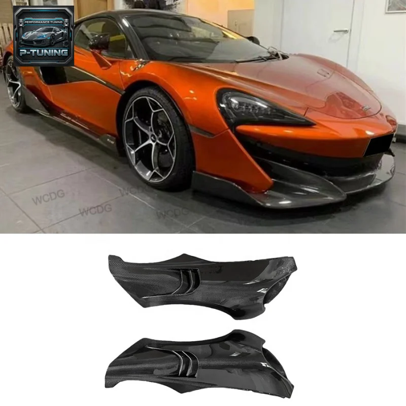 

MSO Style Carbon Fiber Front for McLaren 540C 570S 600LT Coupe Spider Side Fender Air Vent Cover Mudguard Car Bodykit