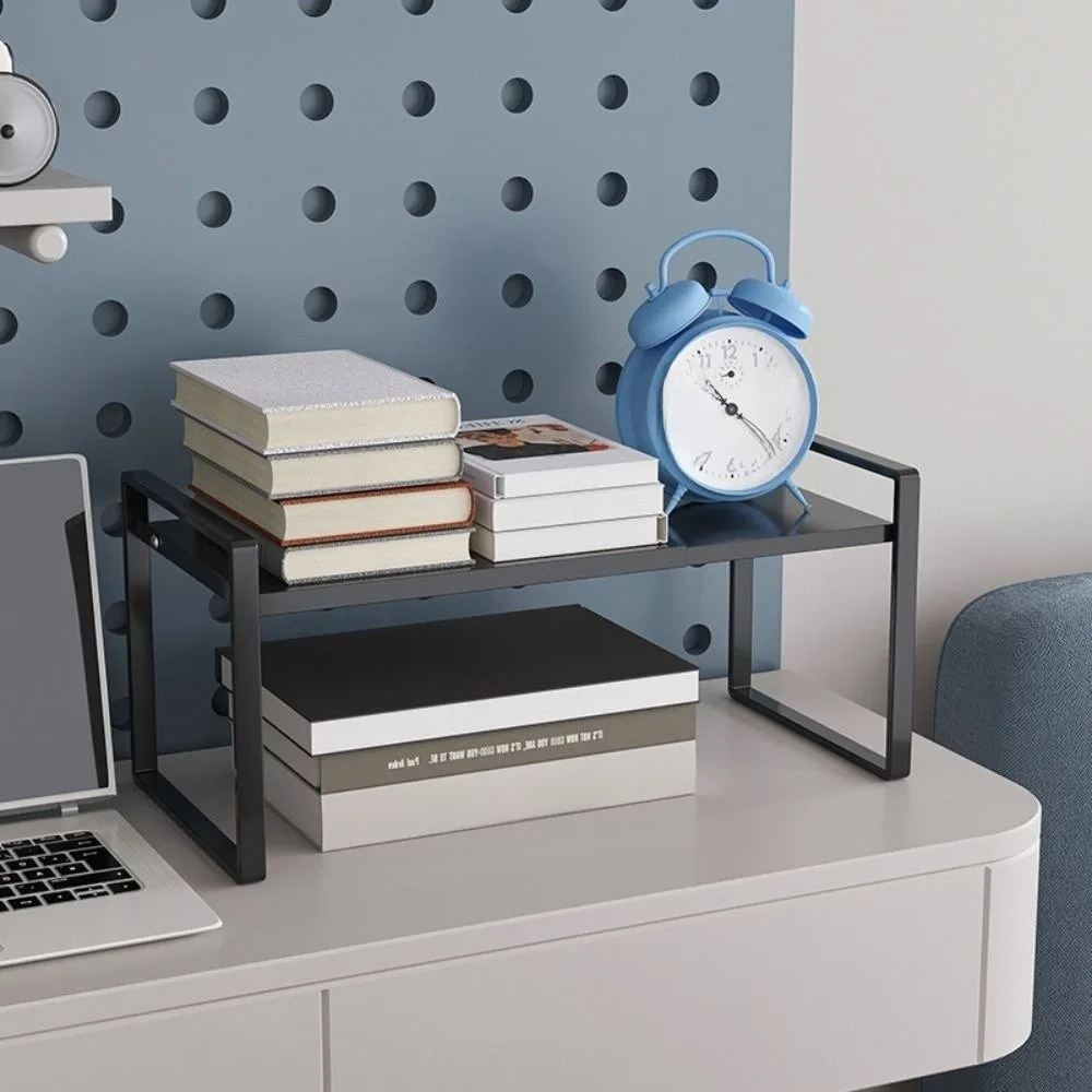 

Carbon Steel Retractable Wardrobe Shelf Easy To Clean Rice Cooker Kitchen Storage Rack Appliance Countertop