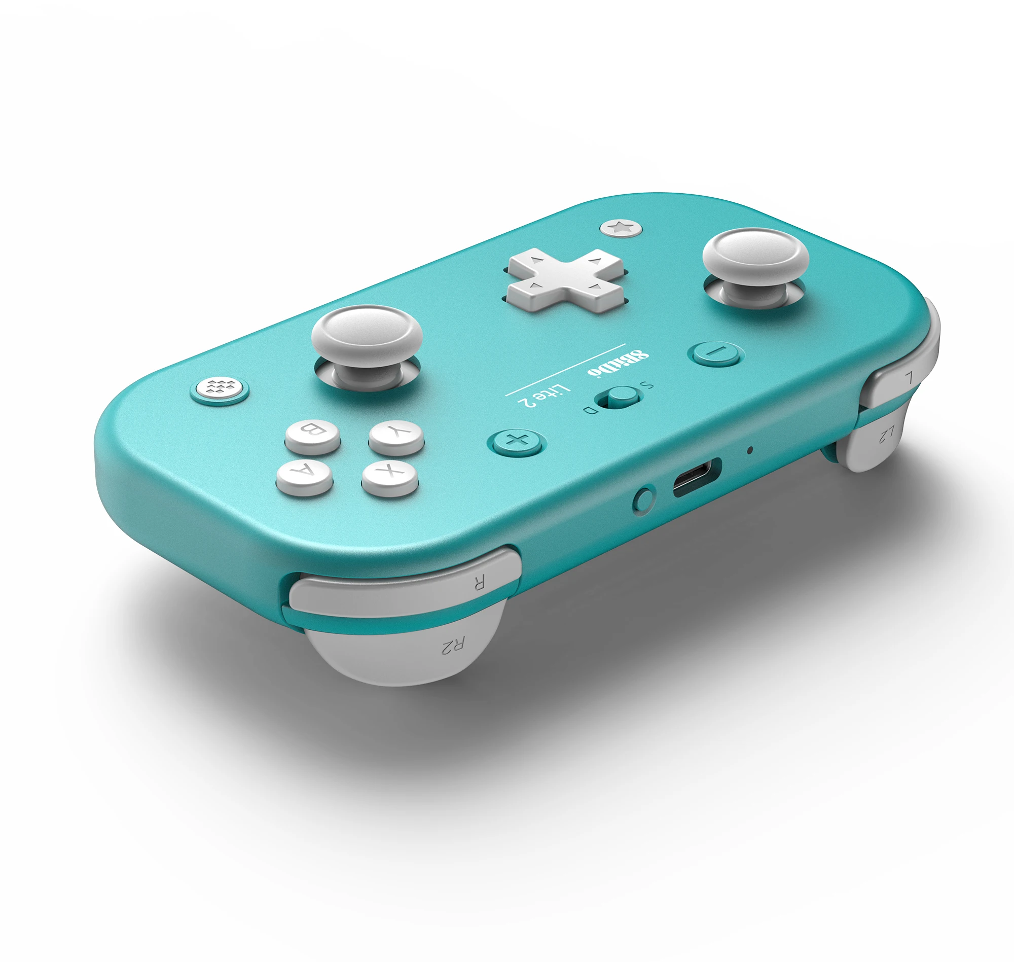 8BitDo Lite 2 بلوتوث غمبد أذرع التحكم في ألعاب الفيديو الاهتزاز عصا التحكم اللاسلكية لنينتندو سويتش أبل أندرويد التوت بي