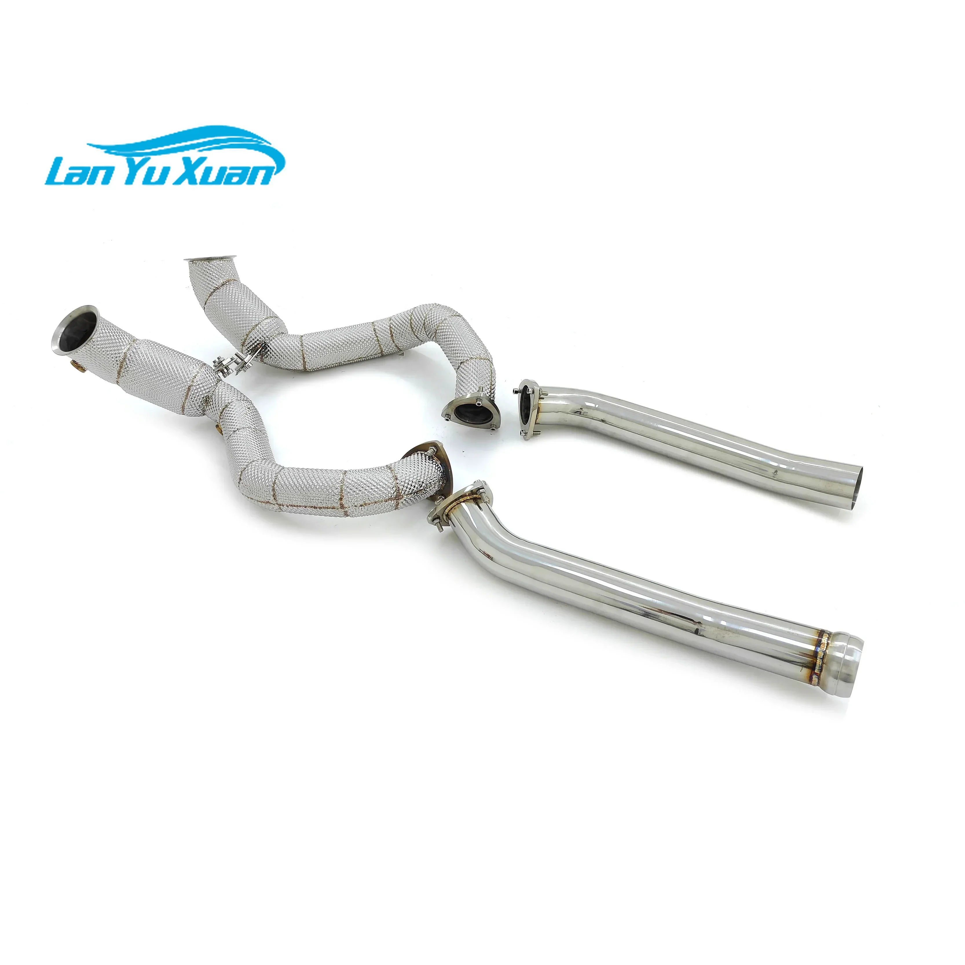 

Custom Sport Cat Downpipes for Aston Martin DB11 4.0TT High Flow Catalytic Converter