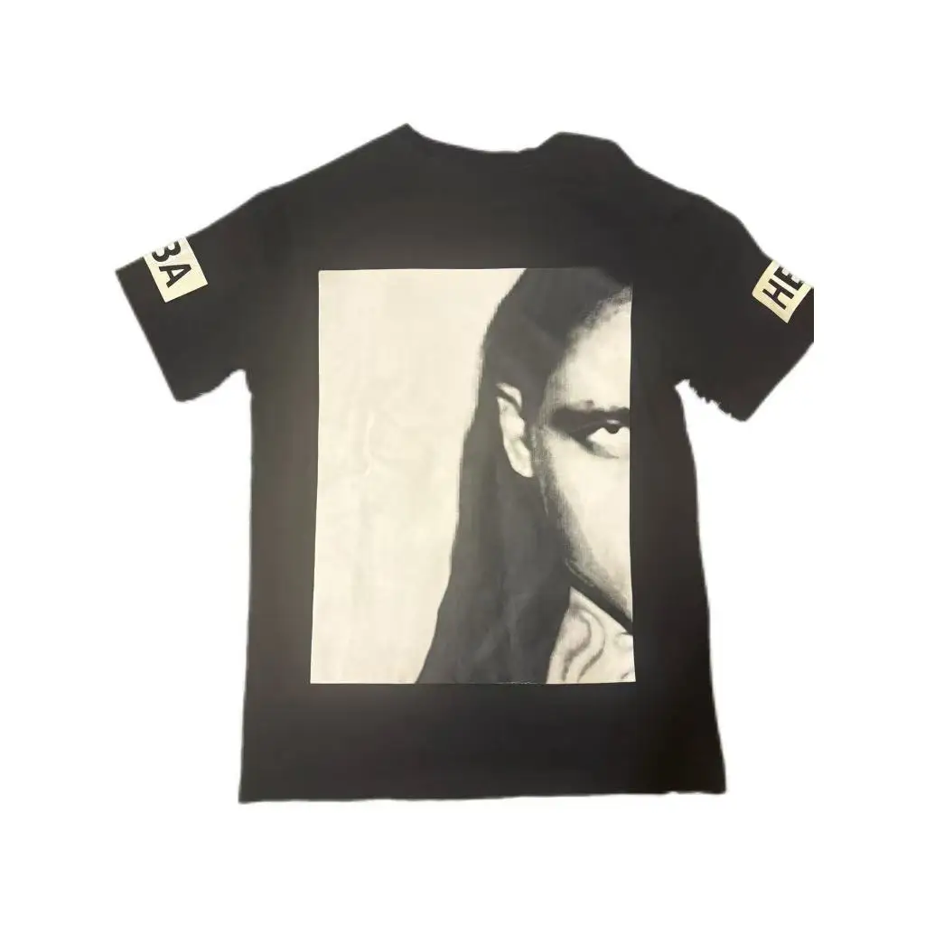 Couple's T-shirt Half Face Print Short Sleeve Unisex Cotton round Neck Summer Casual Wear Fashion European Style Loose Fit