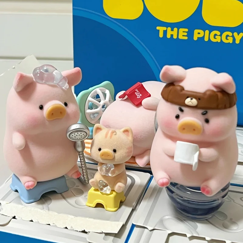 LuLu the Piggy House Pig Accompanied Series Blind Box Toy Mystery Box Action Figure Cute Ornaments Birthday Surprise Xmas Gifts