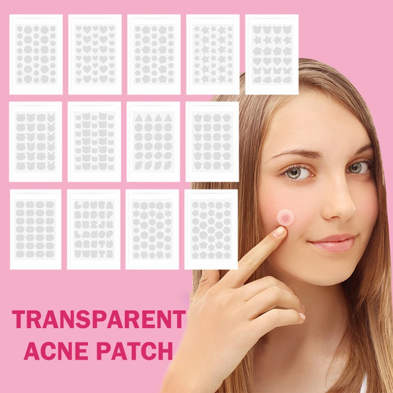 Invisible Acne Patch Mild Non-irritating Lightens Acne Hydrocolloid Acne Sticker Spots Marks Concealer Waterproof Repair Sticker