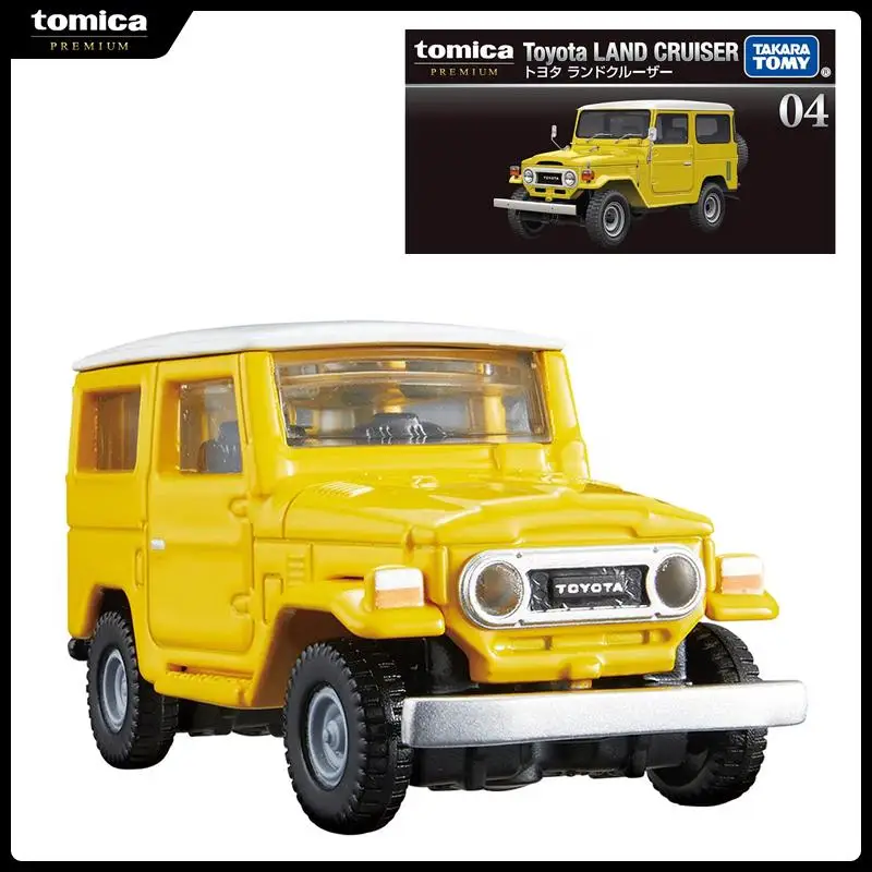 Takara Tomy Tomica Premium 04 Toyota Land Cruiser Series First Release Car Alloy Diecast Metal Model Kids Gift Toys for Boys