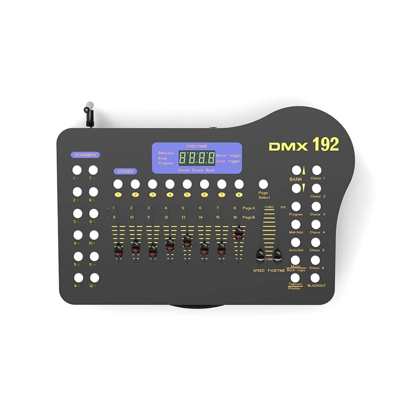 Беспроводная консоль DMX 512, 1 шт., беспроводная 192 канала, консоль сценического освещения, Dmx-контроллер для живых концертов, KTV Djs Clubs, британская вилка