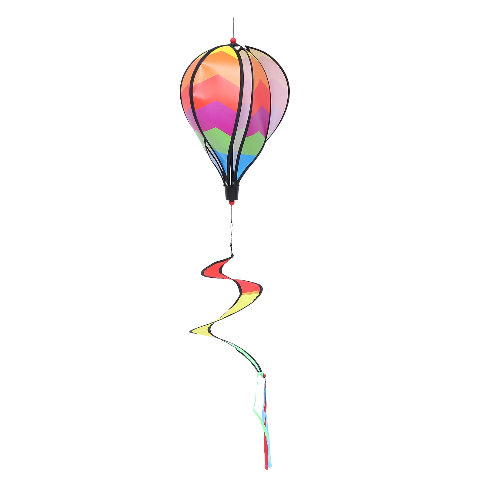 

1Pcs Rainbow Giant Hot Air Balloon Pendant Outdoor Garden Hanging Decoration Yard Party Favor Hot Air Balloon Pendant