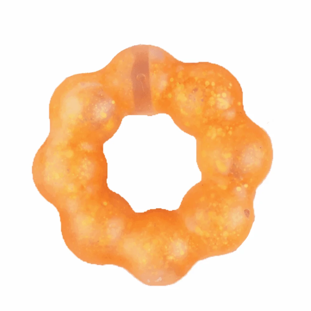 Sequin Donut Maltose Fidgets Toys Elasticity Slow-rebound Stretchy Doughnut Squeeze Toy Portable Slow Rebound
