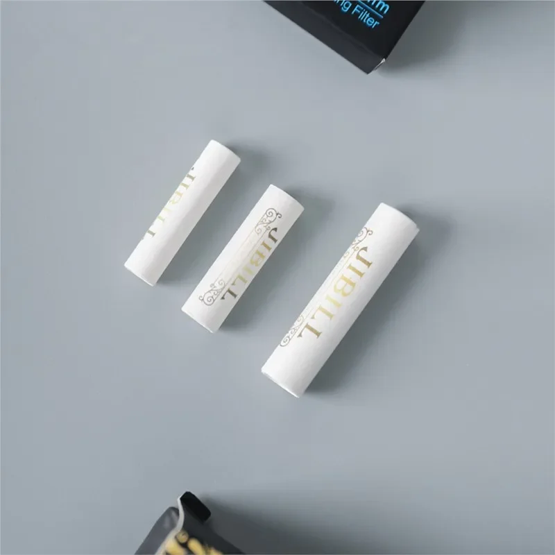 50Pcs 6/7mm Smoking Pipe Filters Tube Filter Double Sided Ceramic Activated Carbon Filter Tobacco Pipe Men Gift Box Accessories view 4