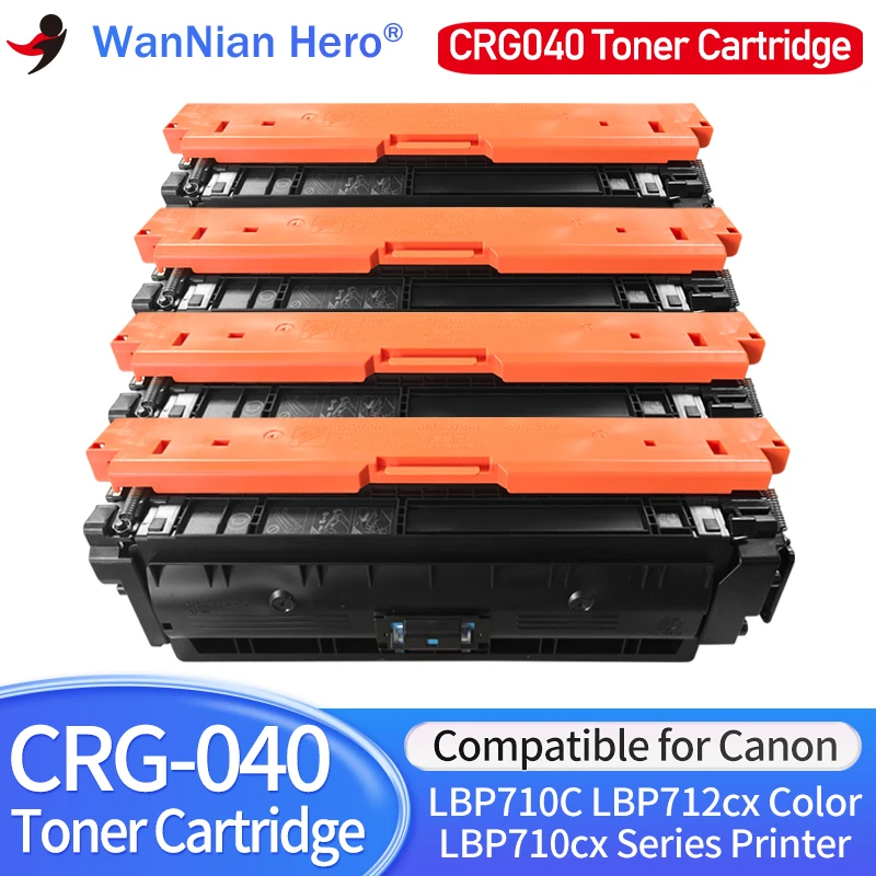 

CRG040 Toner Compatible For Canon 040 CRG-040 LBP712Ci LBP710Cx LBP712Cx LBP712Cdn LBP710Cx Series Printer Toner Cartridge Color