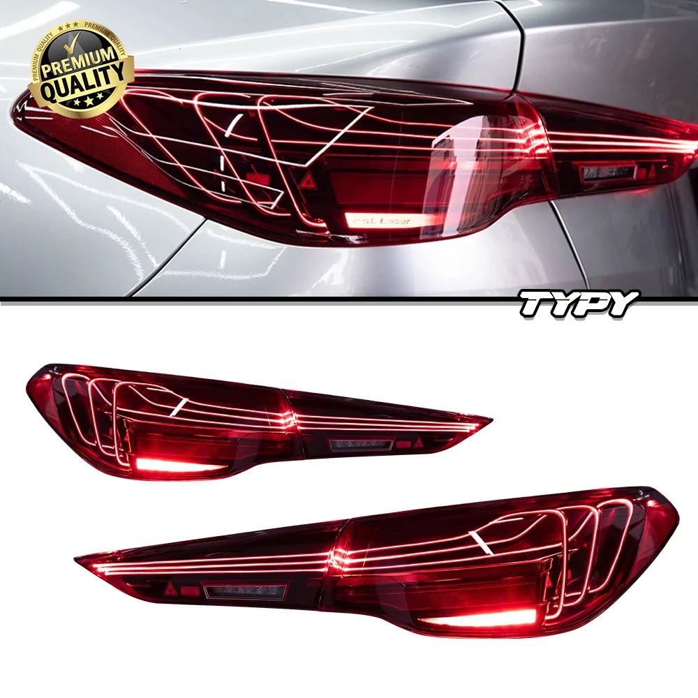 

TYPY для BMW G22 4 серии 2021-2023 420i 430i M440i обновленный светодиодный задний фонарь новейший дизайн CSL лазерный задний фонарь в сборе аксессуары
