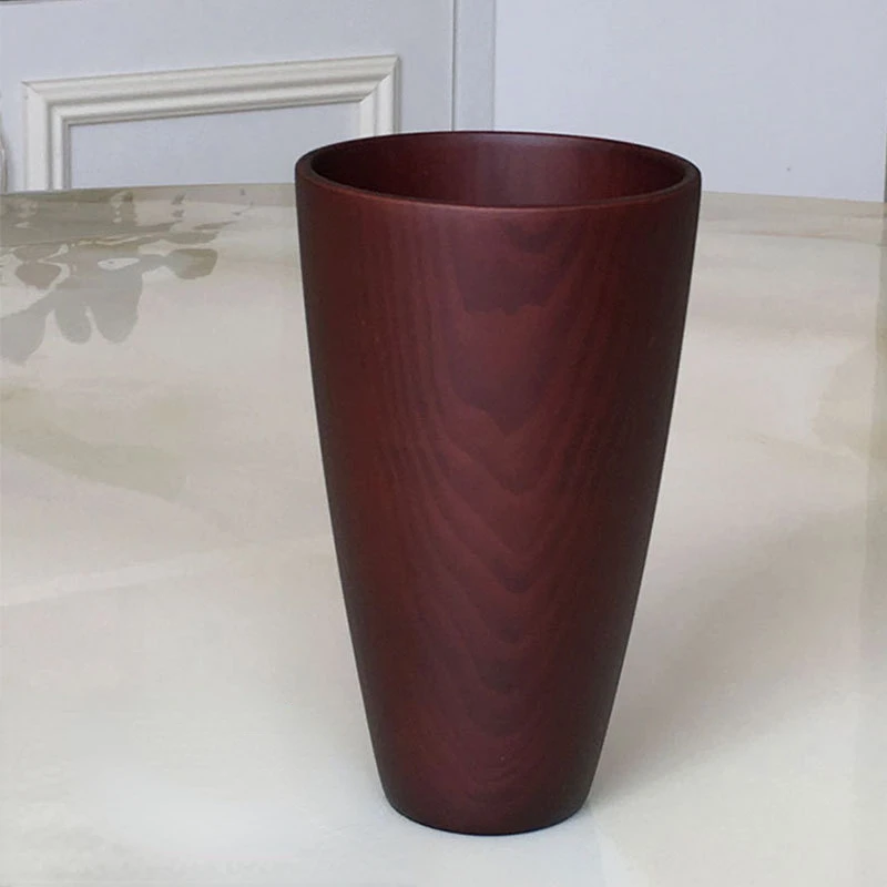 

Wooden Straight Cup Creative Chinese Tea Cup Anti Scalding Casual Cup 260ml