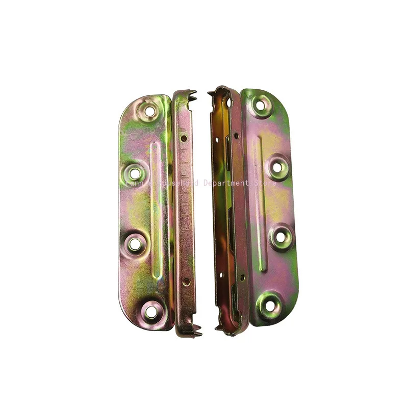 8 Pcs Bed Hinge Iron Furniture Leg Brackets Bed Corner Connectors Wholesale Factory Direct angle bracket esquineras metalicas