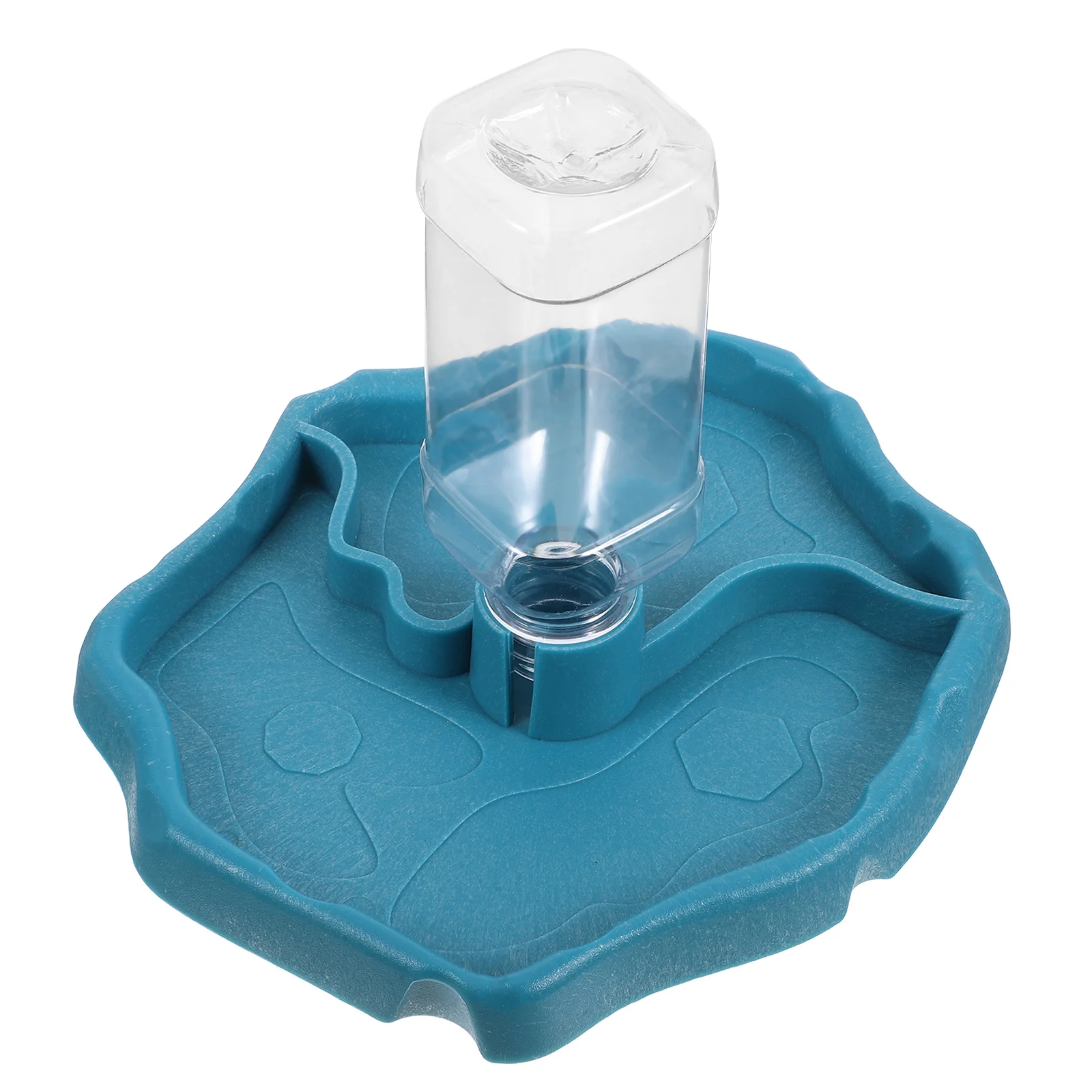 

Automatic Feeder For Reptiles Compact Automatic Water Storage Design Easy Clean Safe Drinking Water For Tortoise Lizard