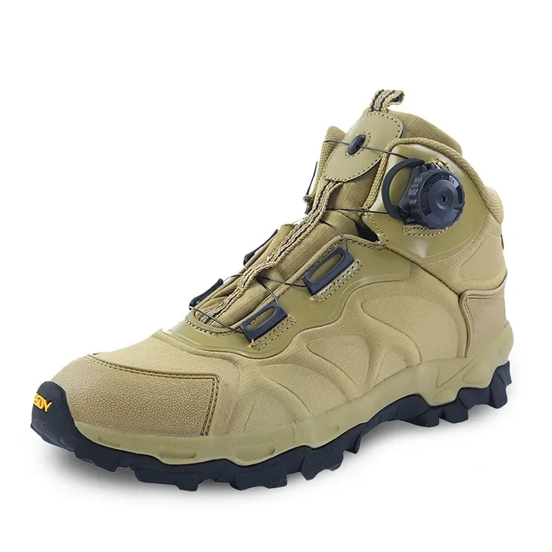 New Outdoor Lightweight Quick Response Boots Hiking Shoes Automatic Buckle Tactical Shoes Combat Boots Outdoors Boots