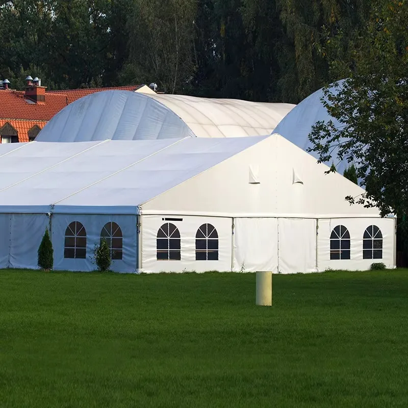 Marquee Tent Large Outdoor Wedding Event Tent Waterproof Index 2000-3000 Mm Canvas Exhibition Marquee Tent