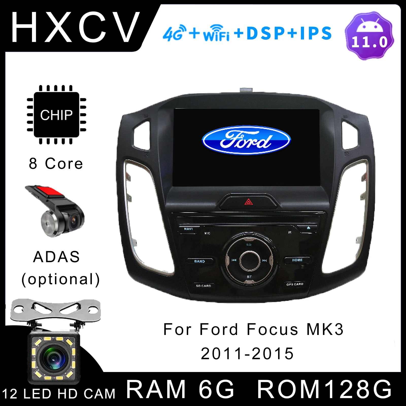 

Smart Android Car radio For Ford Focus Mk3 2011- 2015 gps navigator for car 4G car radio with bluetooth DAB+ Carplay