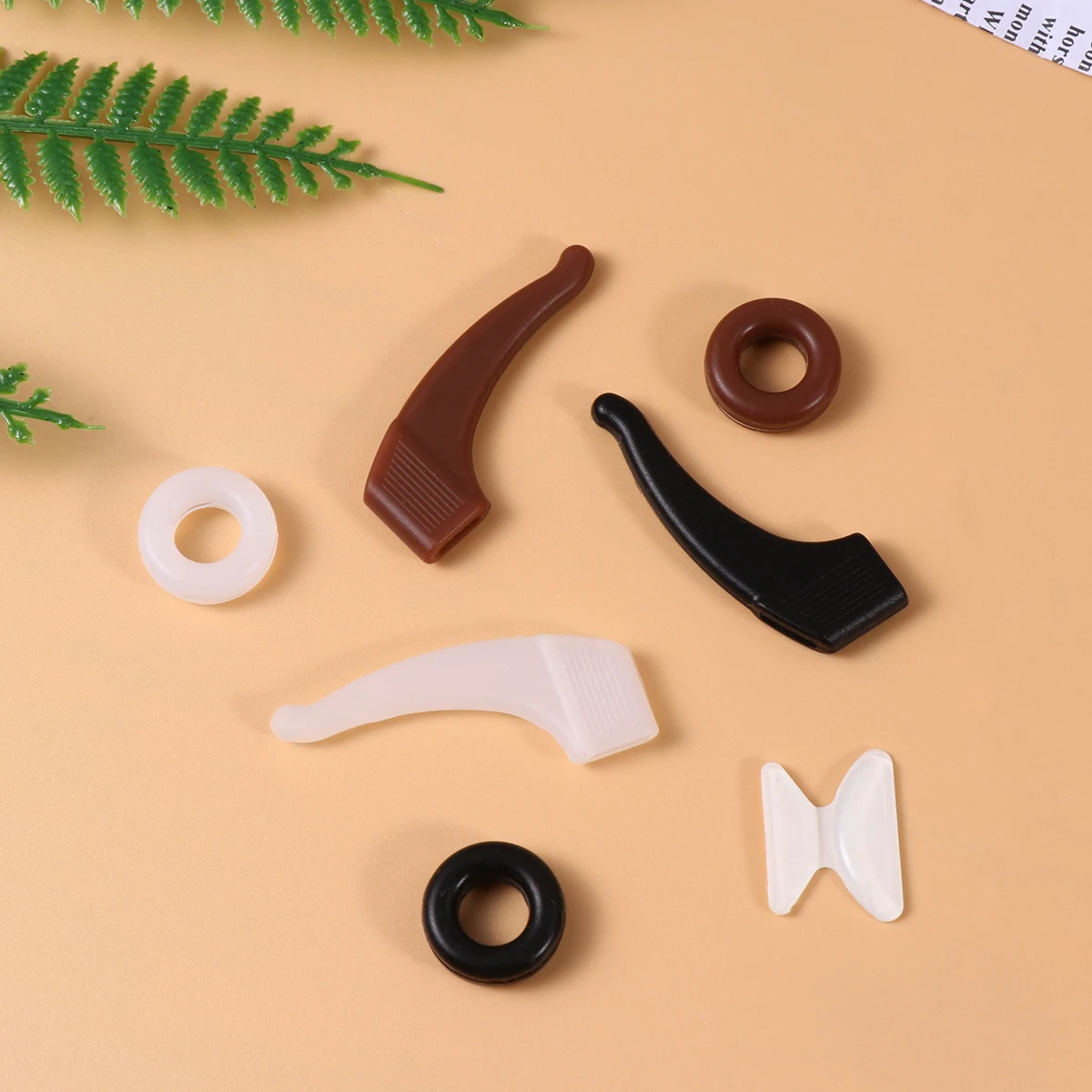 

1pcs Glasses Anti-slip Cover Silicone Sleeve Non-slip Ear Hook Kit Round Nose Pads Eyeglasses Leg Sets For Daily Outdoor