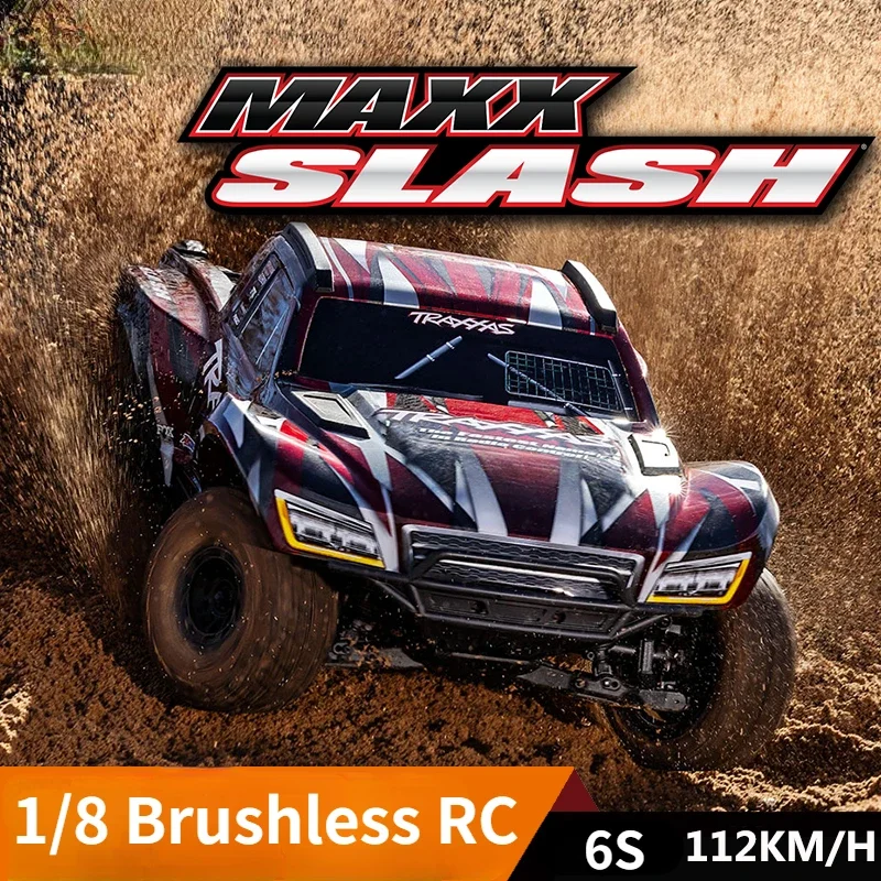 TRAXXAS MAXX SLASH RC Cars 102076-4 1/8 6S Brushless High Speed Off-Road Car 4WD RC Climbing Car Electric Model Toy Boy Gift