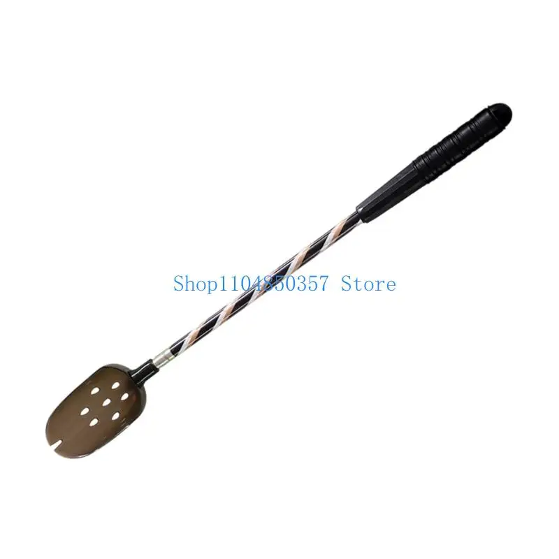 652F Lure Spoon 3 Section Telescopic Fishing Baiting Throwing Spoon for Feeding Particles Boilies Casting Baits Shovel