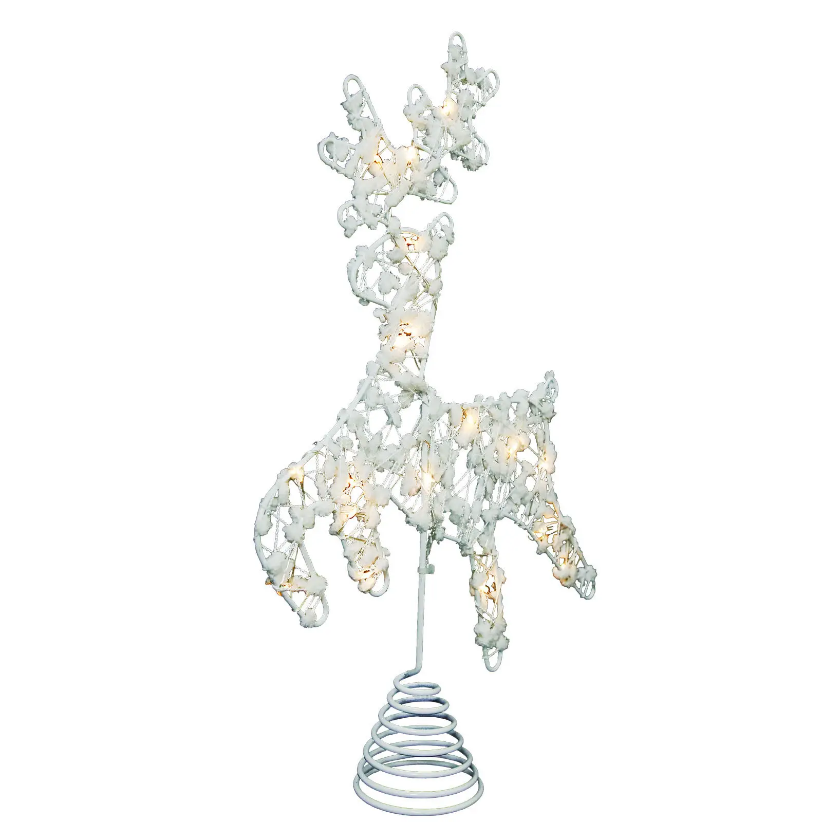 

LED Christmas Tree Elk Topper Decoration with Delicate Workmanship for Living Room Office Hotel Church Bar Xmas Tree Ornament