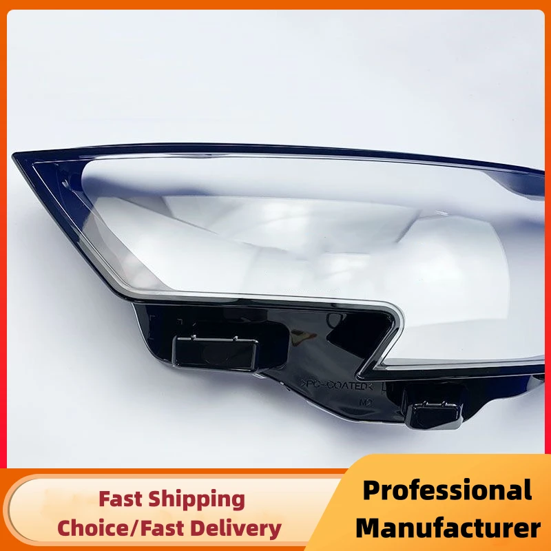 Car Front Headlight Lens Cover For Audi A3 S3 2017 2018 2019 2020 Transparent Lampshade Clear Headlamp Shell Lamp Housing