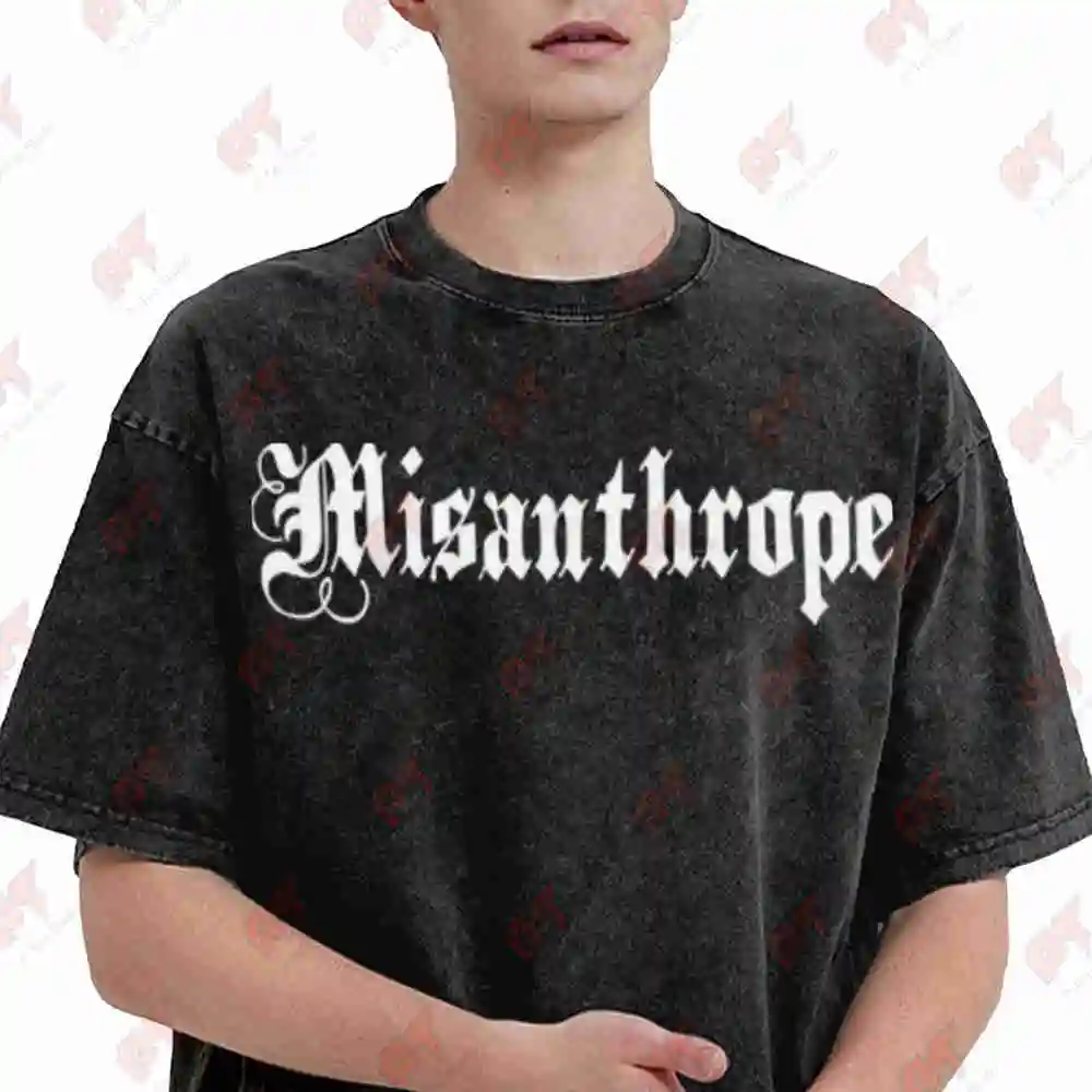 Misanthrope Vintage Washed Tee Pure Cotton T-Shirt