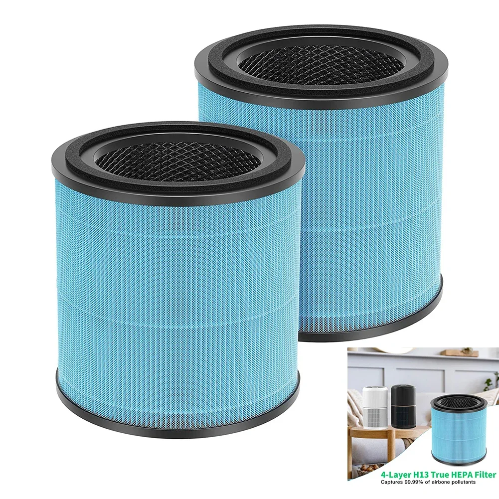 AP0601 Air Purifier Replacement Filter 4 Stage H13 True HEPA Filter AP0601 Air Filter Compatible with AIRTOK Air Purifier