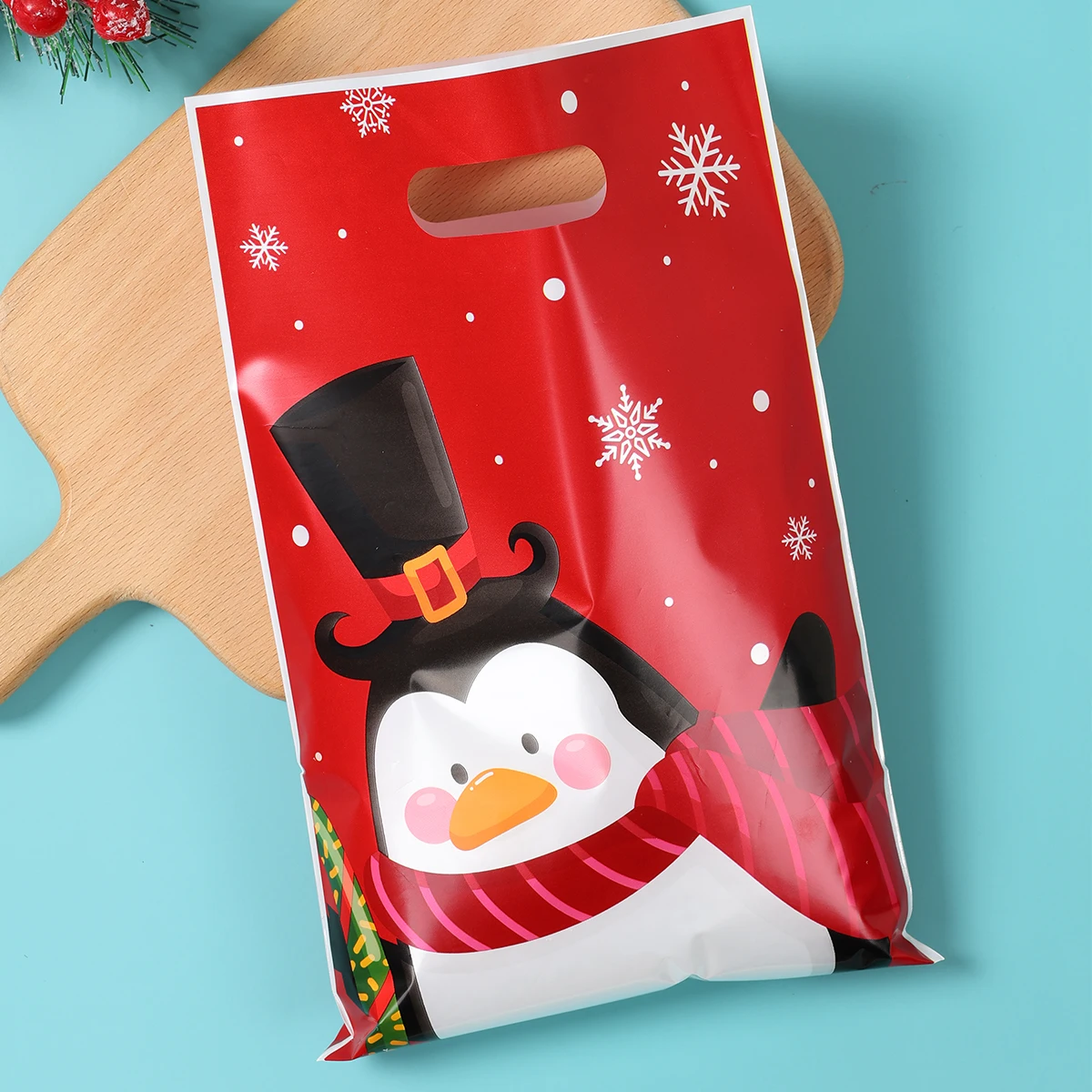 10/25/50 قطعة عيد الميلاد كيس الحلوى عيد ميلاد سعيد زينة سانتا شنطة هدايا نافيداد عيد الميلاد حقائب للهدايا عيد الميلاد الكوكيز التعبئة حقيبة