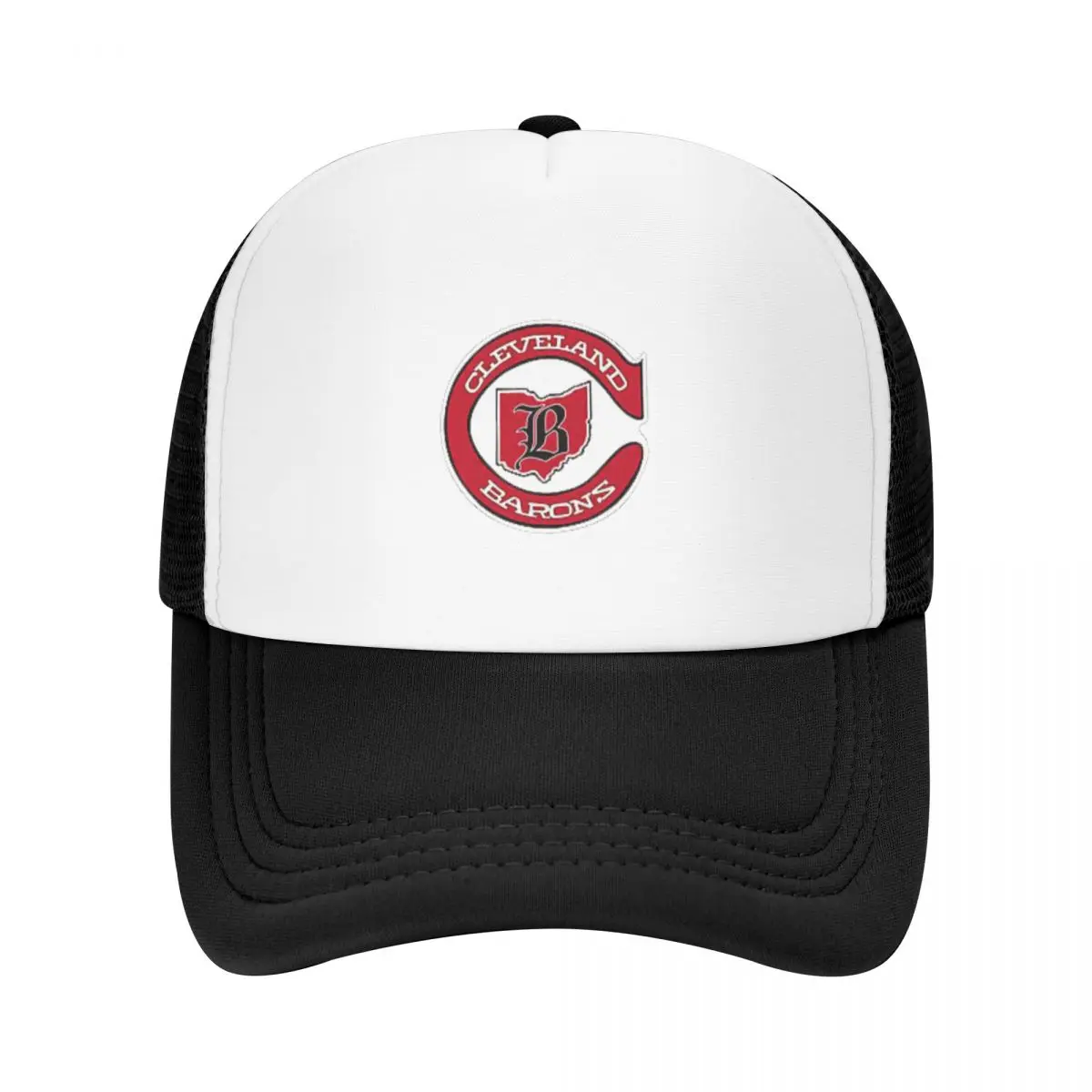 Cleveland Barons Vintage Hockey Vintage Logo Cap Casual Mesh Baseball Caps Adjustable Hat Hip Hop Summer Unisex Baseball Hats