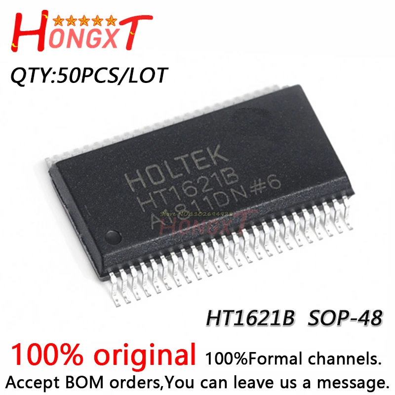 

50PCS 100% New HT1621B HT1621 SOP-48.Chipset