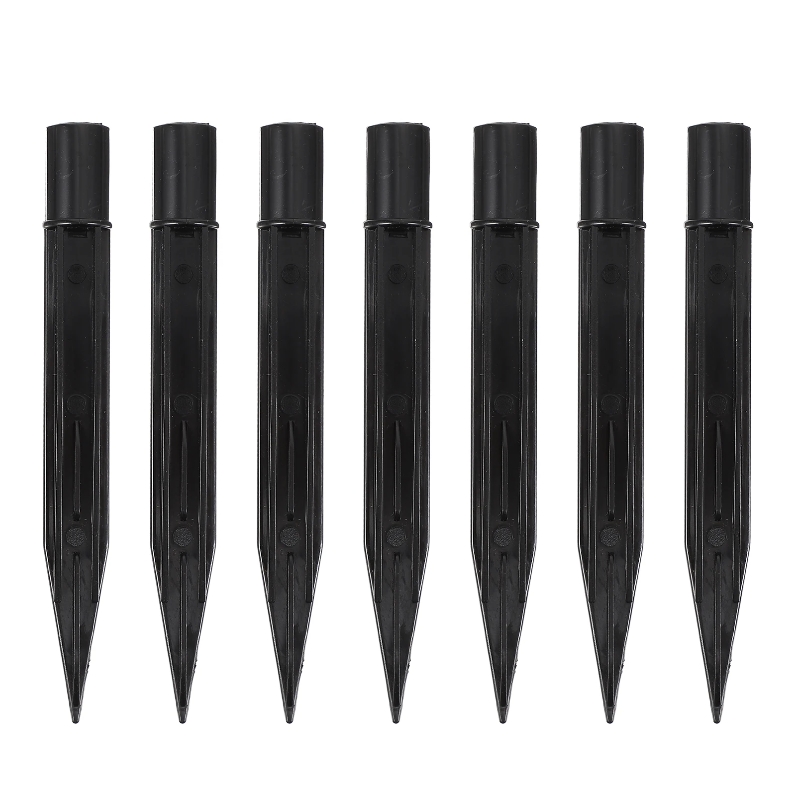 

10 Pcs Luminous Floor Lamp Solar Garden Stakes 17x160mm 5 Hole Durable Plastic Waterproof Outdoor Decoration Accessories