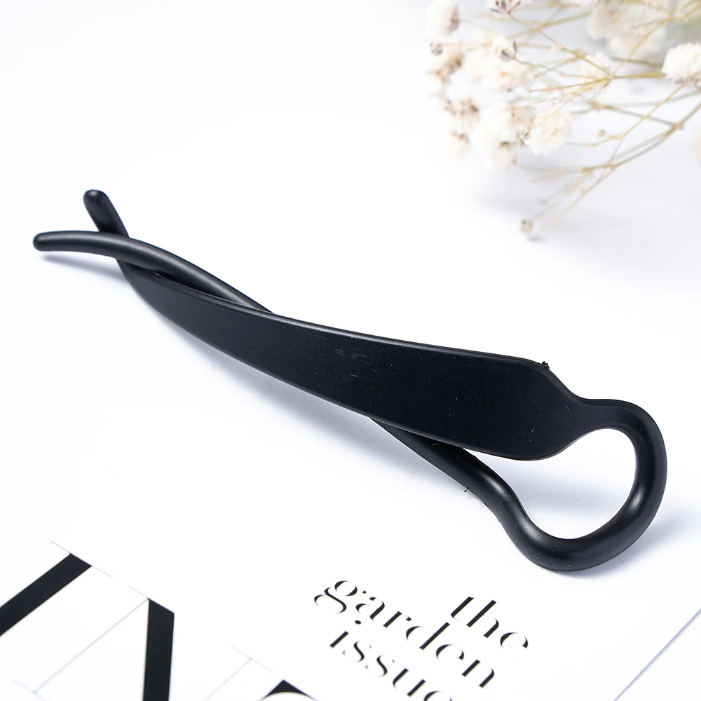 Frauen Große Haar Klemme Haar Clip Nahtlose Kunststoff Entenschnabel Klaue für Frauen Mädchen Einfache Haarnadeln Styling Werkzeuge Haar Zubehör – Detail 8