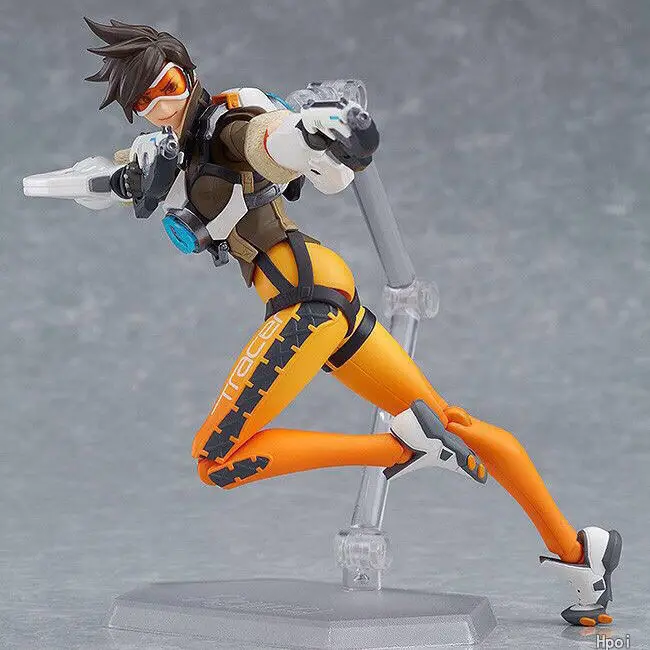 Figma352 Tracer m Overwatch Tracer Flash Movable Model Figure Gift