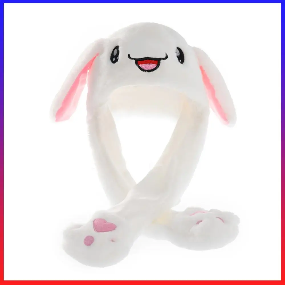 

Glowing Plush Moving Rabbit Cartoon LED Plush Hat Party Decors Dancing Rabbit Ear Hat for Women Gift for Kids Children Girls Boy