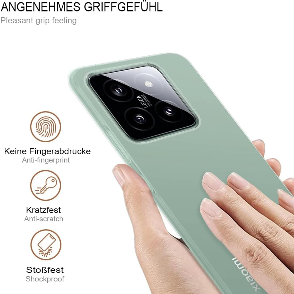 360° FULL BODY COVER CASE FOR XIAOMI MI 14 13 13T 12 12T 12X 12S 11 11T PRO LITE CLEAR HYBRID SILICONE SOFT HARD SHELL XIOMI 14