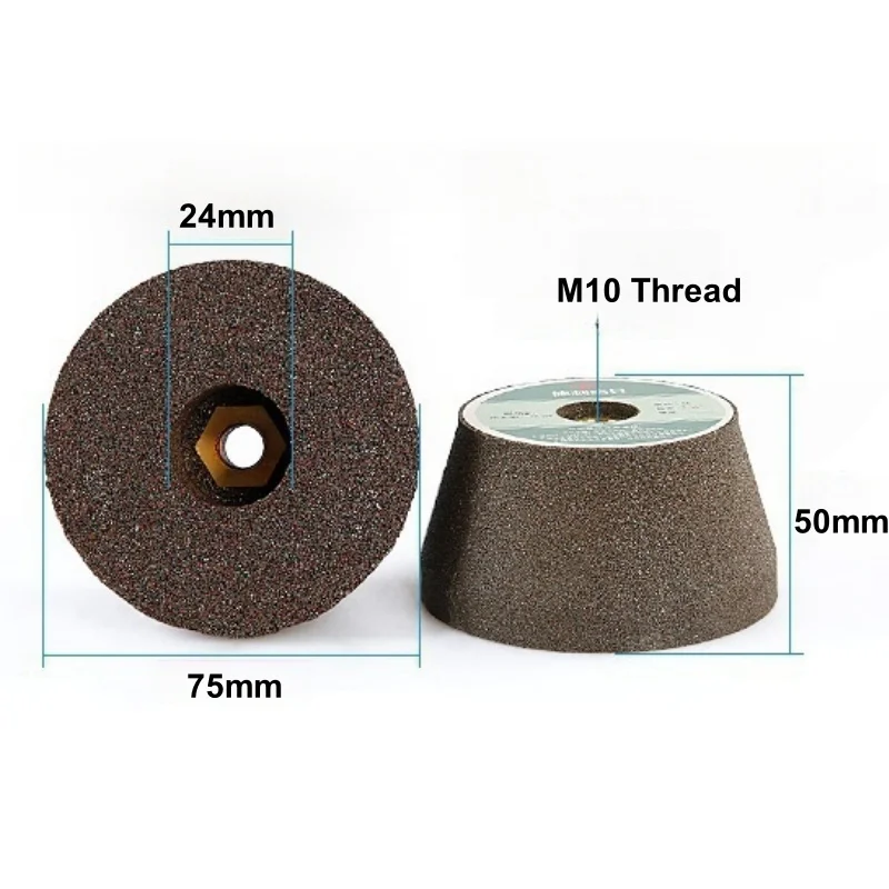 M10 Winkelschleifer-Schleifscheibe 50/100/200 Körnung Flache Polierscheibe Schleifscheibe für Stein, Granit, Porzellanfliesen – Detail 2