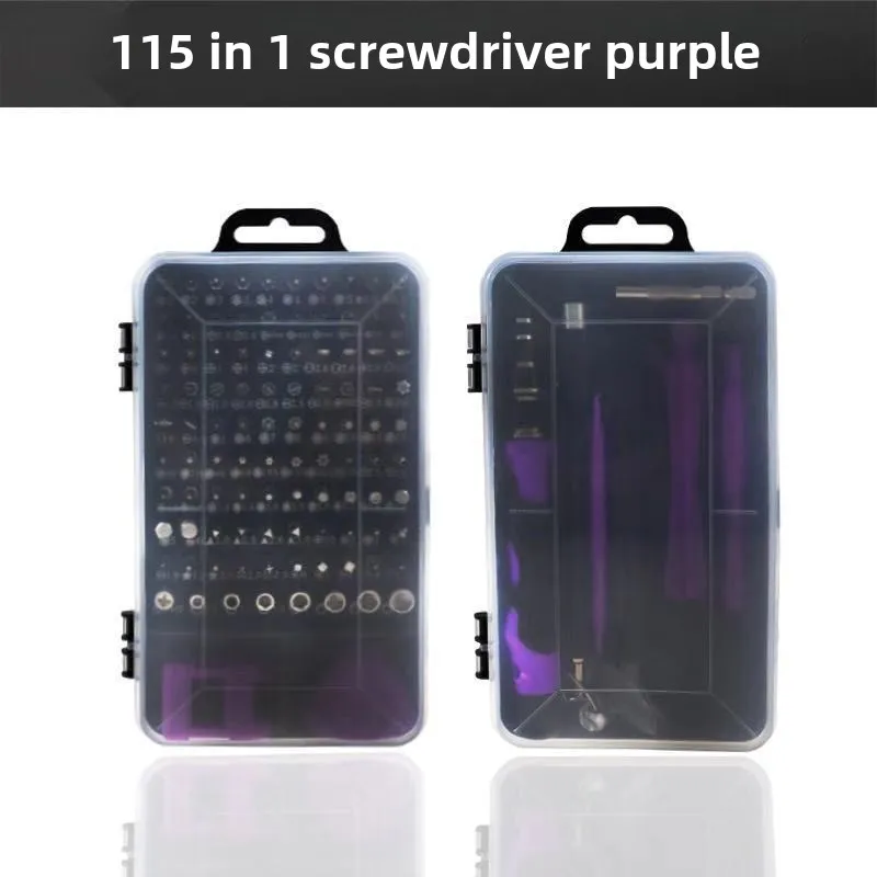 115 في 1 ترقية، تفكيك، كمبيوتر، صيانة متعددة الوظائف، مفك براغي الأجهزة، مجموعة مفكات براغي من سبائك الألومنيوم