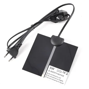 Gối sưởi ấm thực vật nóng, 5-45W, không thấm nước, lò sưởi bò sát với điều khiển nhiệt độ, bộ điều khiển có thể điều chỉnh, cây con trong vườn bên trong 12 Làm vườn bán hàng chính hướng tới - №4