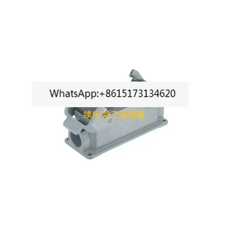 This robust industrial connector features a high base design with double buckle locking mechanism for secure and reliable