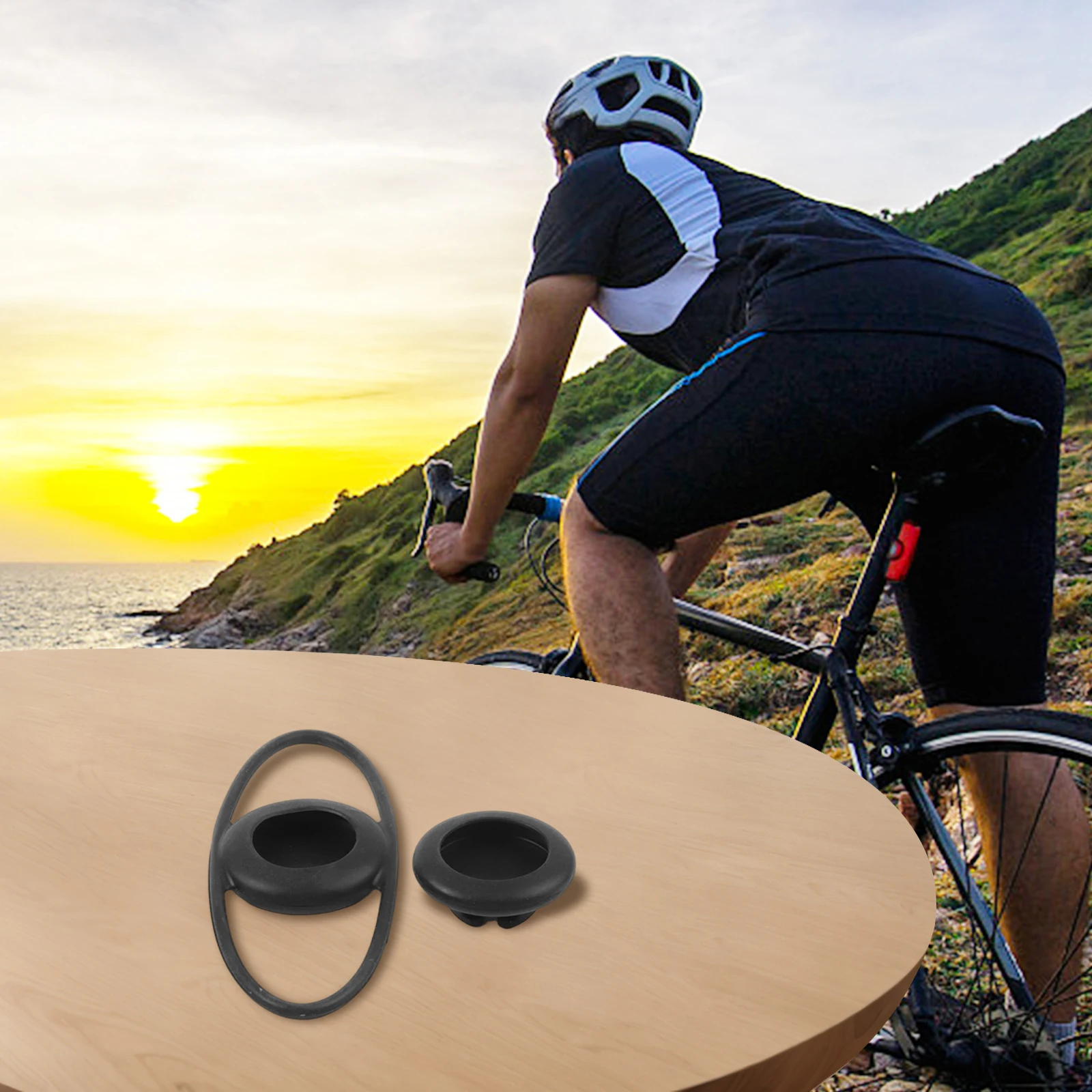 

Силиконовый водонепроницаемый держатель для Airtag с защитой от потери, совместимый с креплением на подседельный штырь, руль или раму велосипеда