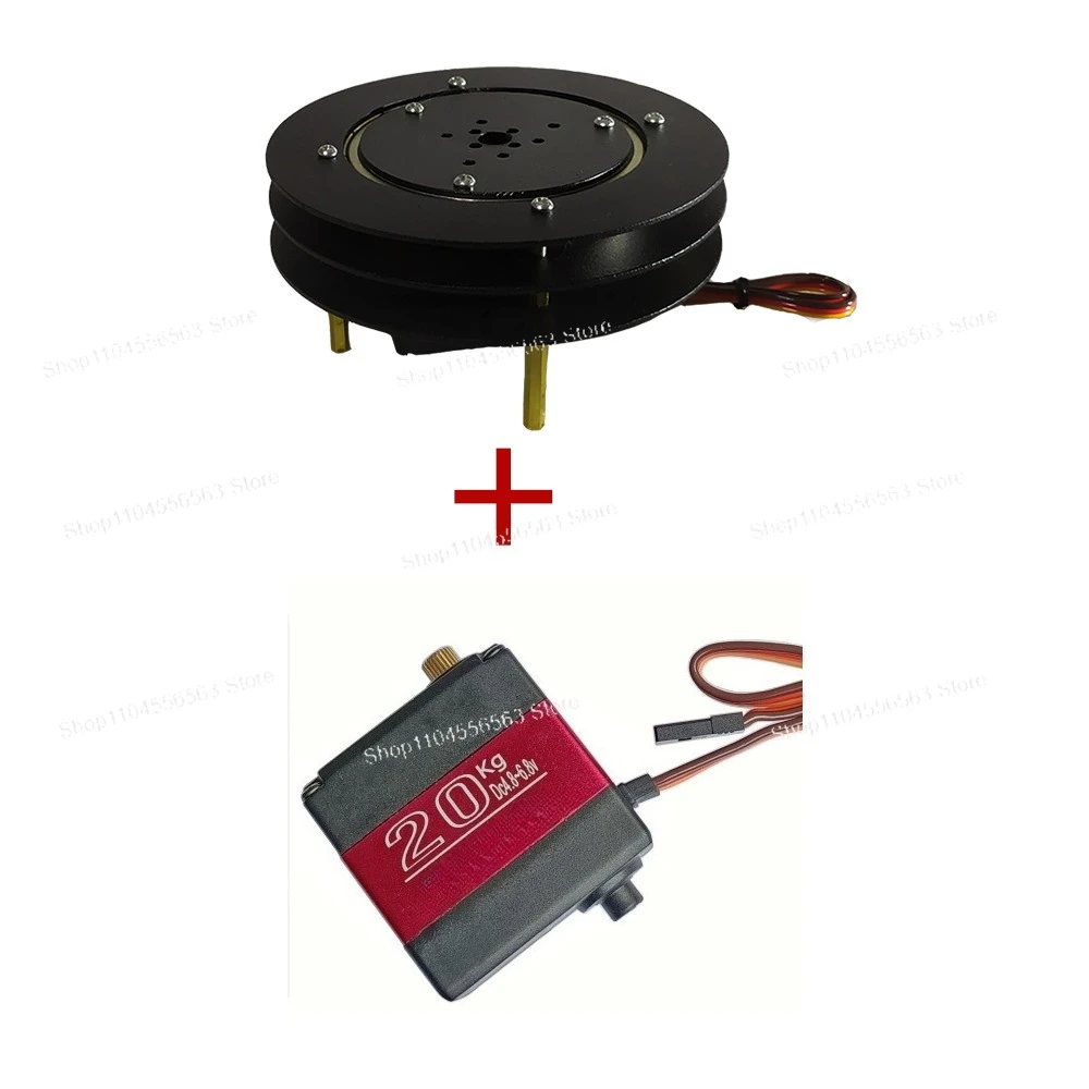 Picture 5: 1 DOF Robot Rotating Base Manipulator with MG996 Metal Mechanical Rotate Platform Base For Arduino Robot Programmable DIY Kit