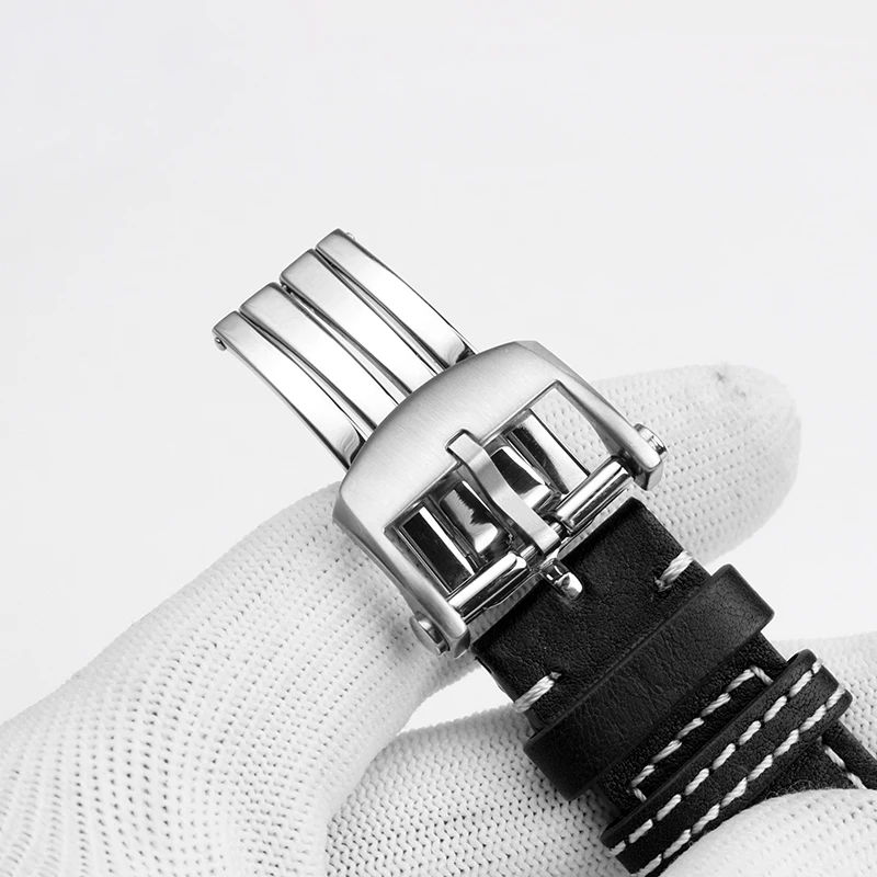For Breitling watch strap Legend Aviation AVI 1953 replica AB0920 AB0445 AB0920 Italian cowhide watchband accessories 22mm 24mm