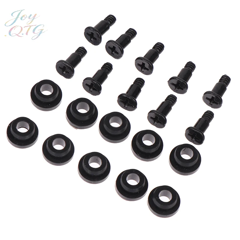 New 10pcs 2.5/3.5-inch Computer Case Shockproof Screws Shockproof Screws + Shock Absorption HDD Shock Absorption Screws