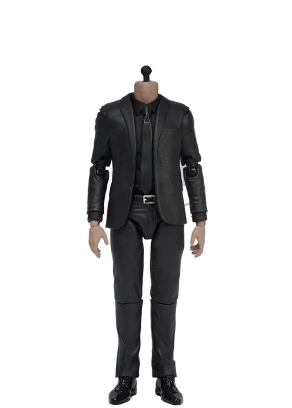 1/12 Schaal Zwarte Broek Black Tie Shirt Suit Plain 6Inche Action Figure Body Pop