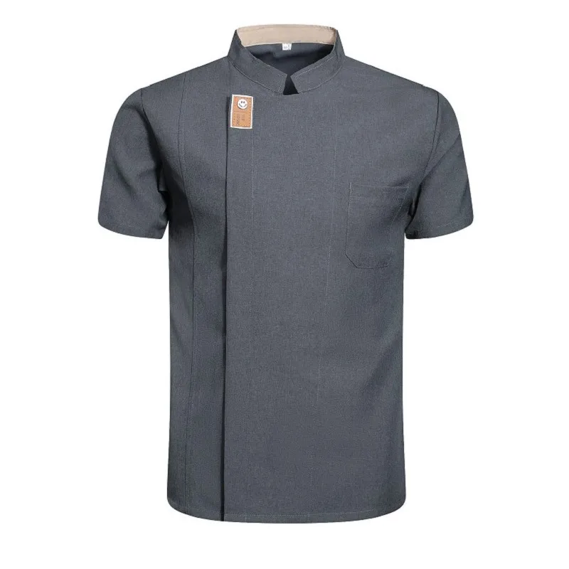 Camicia da cuoco ristorante cucina Chef uniforme panetteria Cafe cameriere abbigliamento da lavoro Costume da cucina cameriere abbigliamento da lavoro