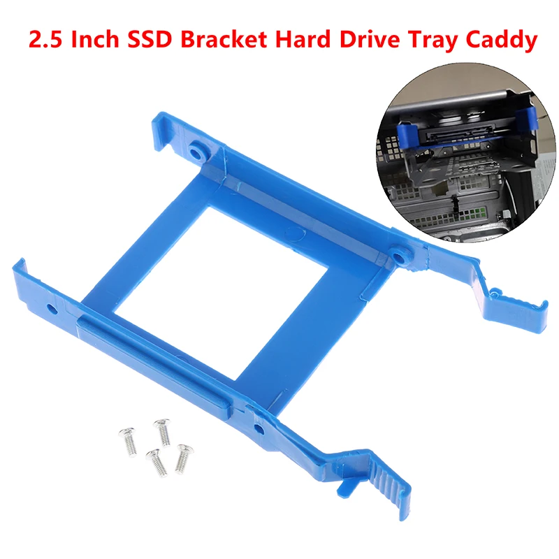 

2.5 Inch SSD Hard Drive Disk Rack Bracket HDD Tray Caddy W/Screw For Dell Optiplex 3070 5070 7070 MT Repair Part