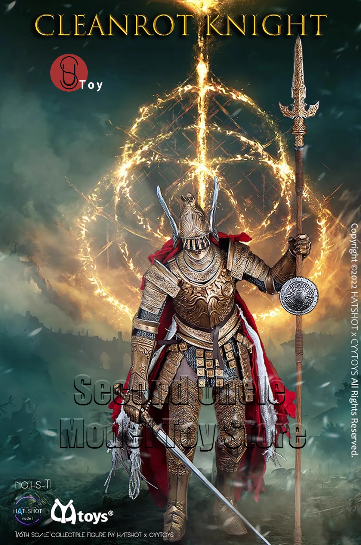 

CYYtoys & HatShot 1/6 Scale HS-11 Cleanrot Knight Full Set Male Action Figure Soldier Model In Stock