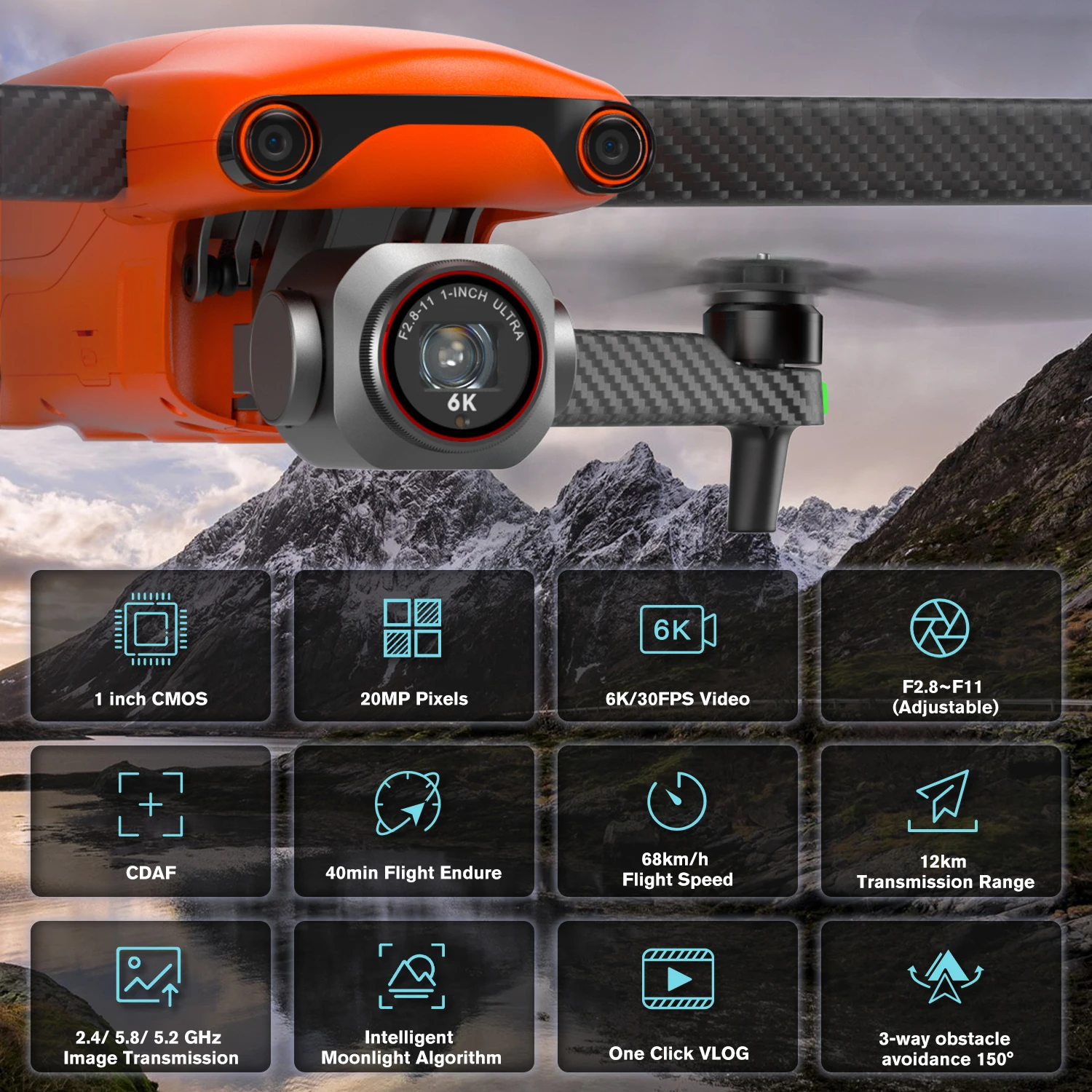 Autel Robotics Camera Drone EVO Lite+ 1